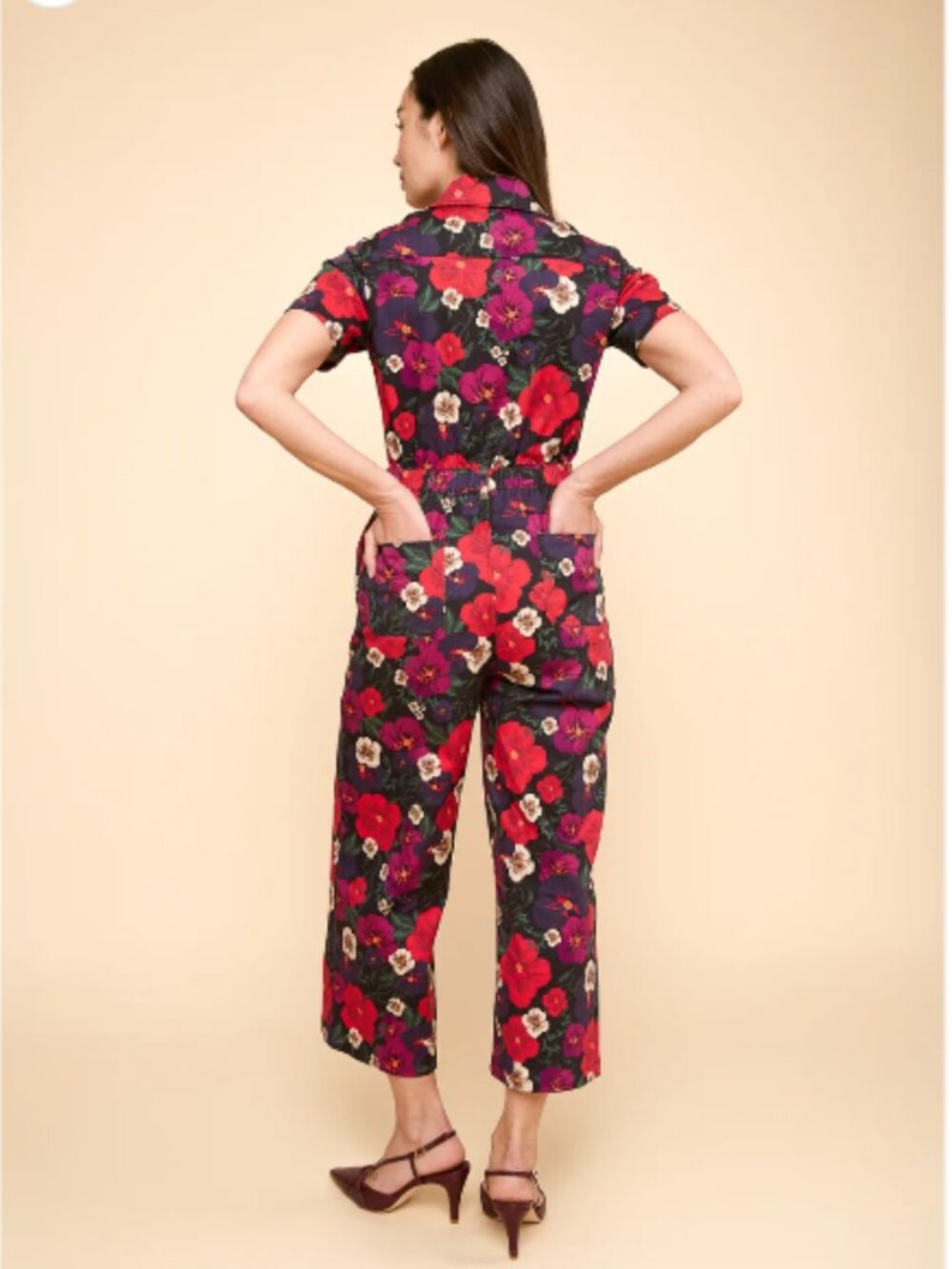 Mixed by Nasrin Quincy Jumpsuit in Pansy - Picture 4 of 6